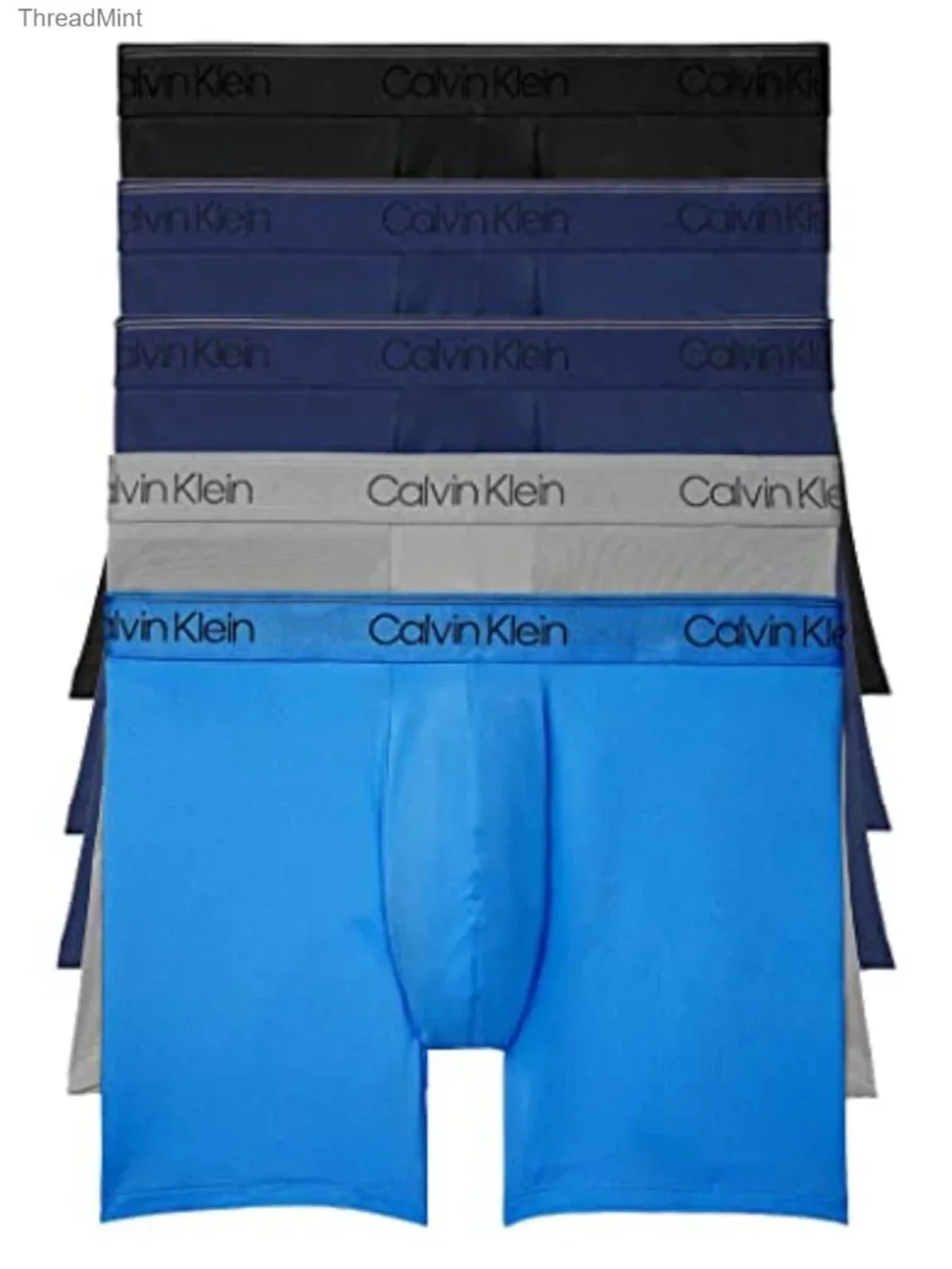 Micro Stretch Boxer Brief 5-Pack Wicking Supportive Pouch
